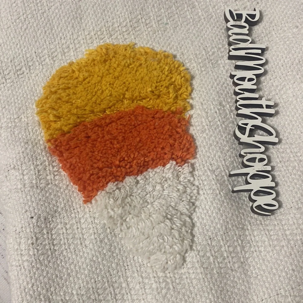 Rachel Zoe Candy Corn Viral Halloween Throw Blanket